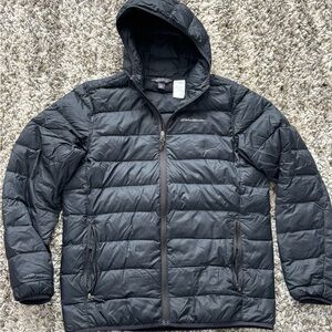 Eddie Bauer Men's Charcoal Puffer Jacket